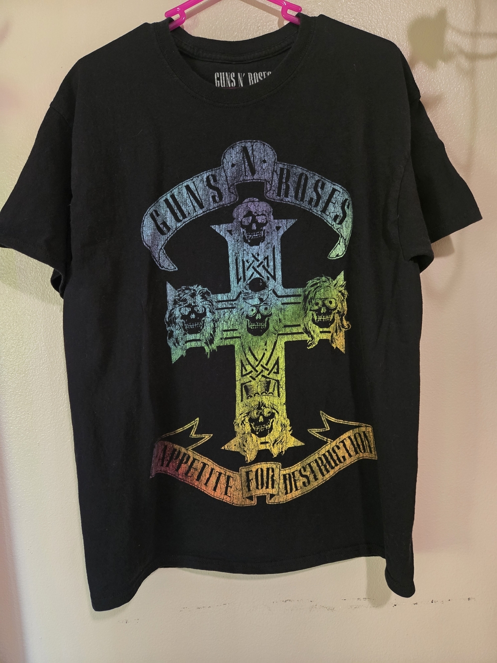 Guns N Roses "Appetite for Destruction" Medium Black Graphic T-Shirt